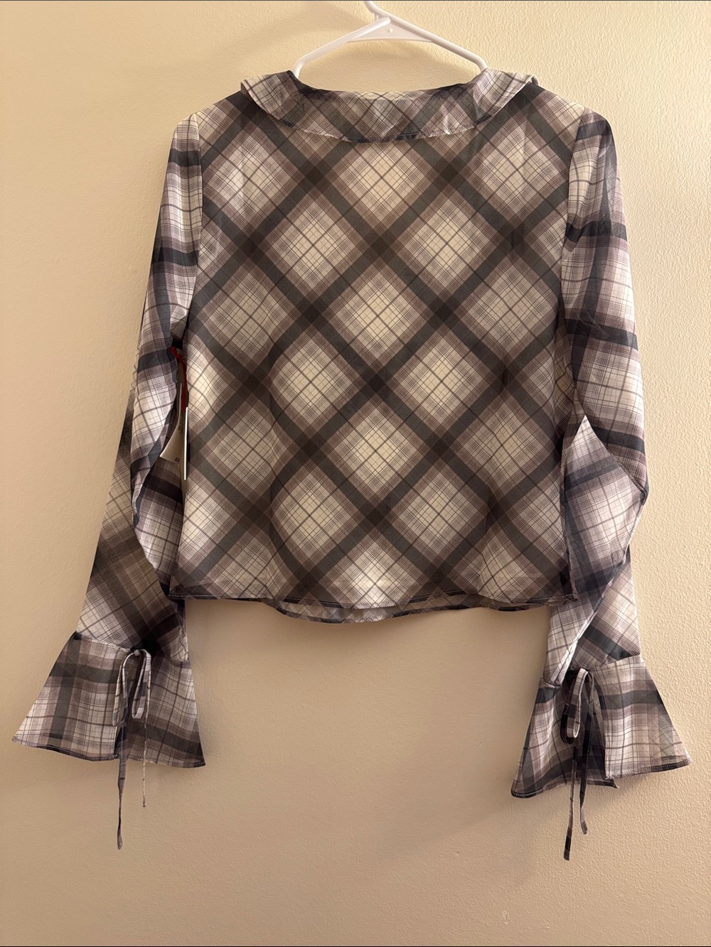 OPEN EDIT Ruffle Chiffon Top - Picture 7 of 11